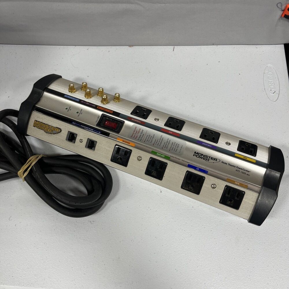 Monster Power / HTS 1000 MKII / Surge Protector / Home Theater Power Center